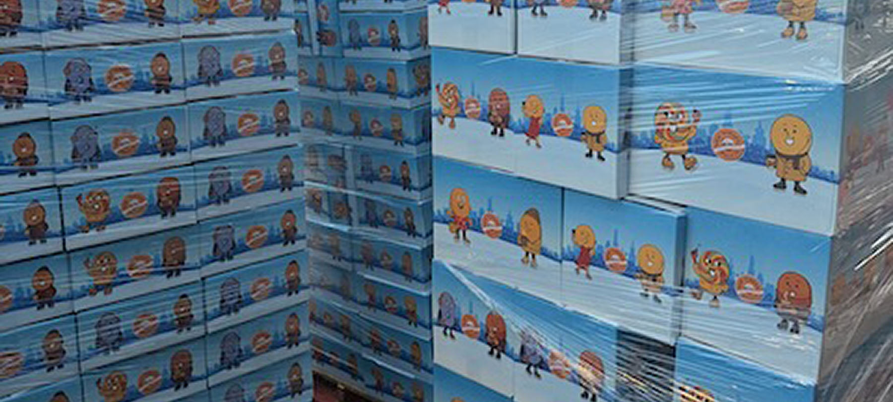 boxes of bagels