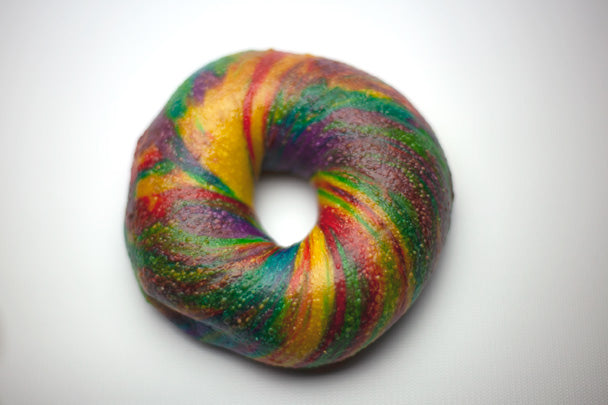 Rainbow Bagels are back!