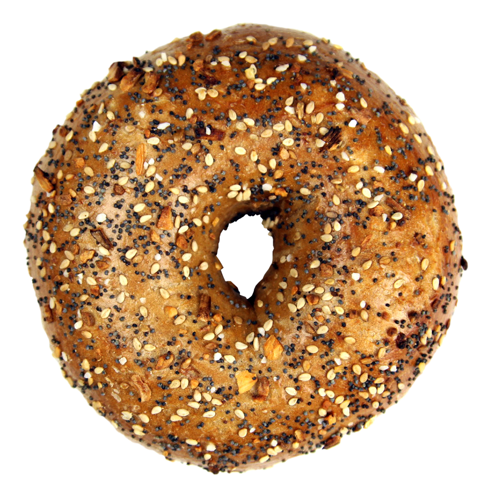 whole wheat everything bagel