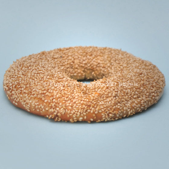 sesame flat bagel