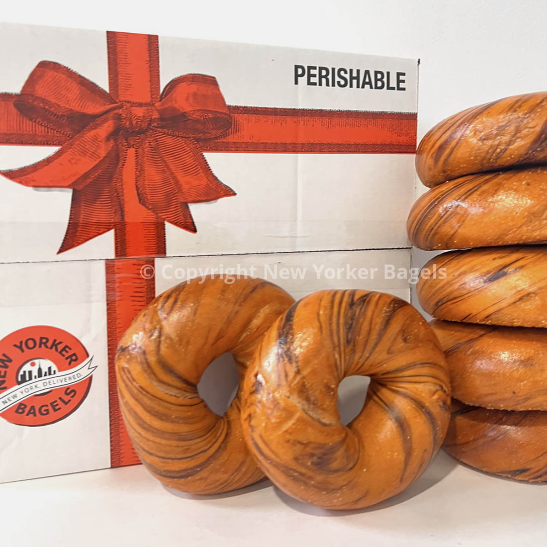 Halloween bagels