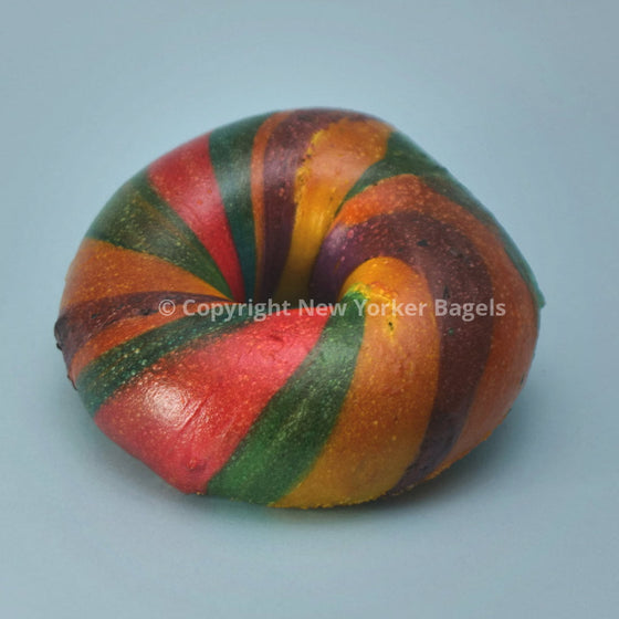 rainbow bagel