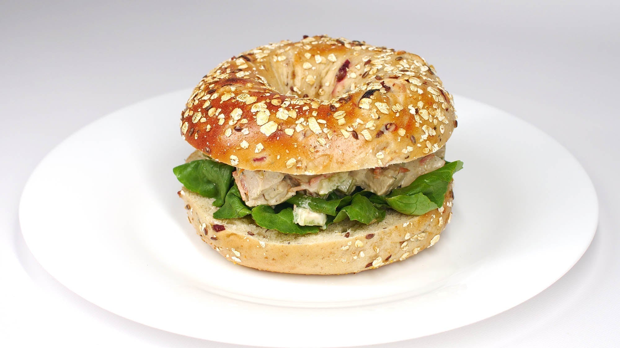 healthy bagel brunch
