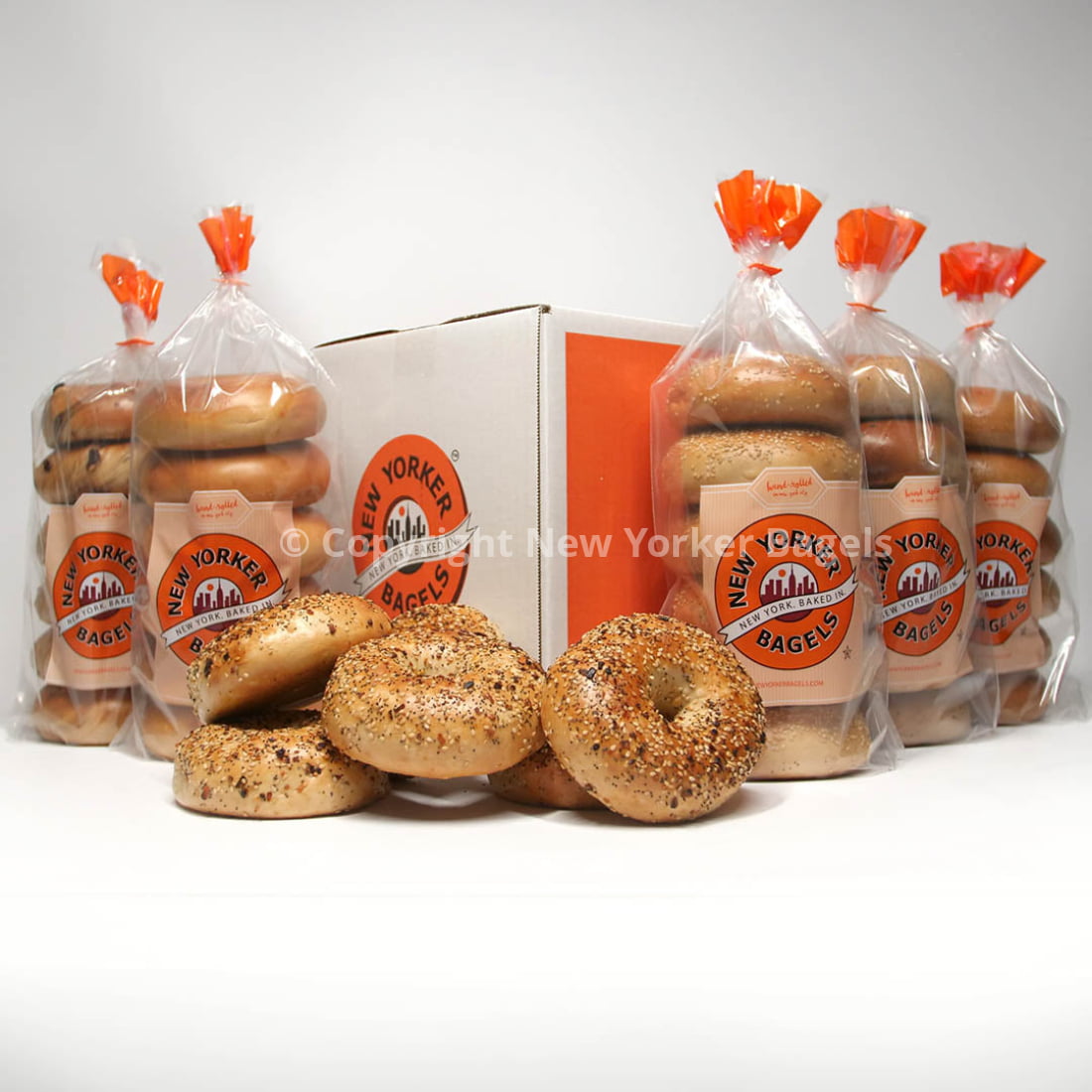 box of fresh new york city bagels