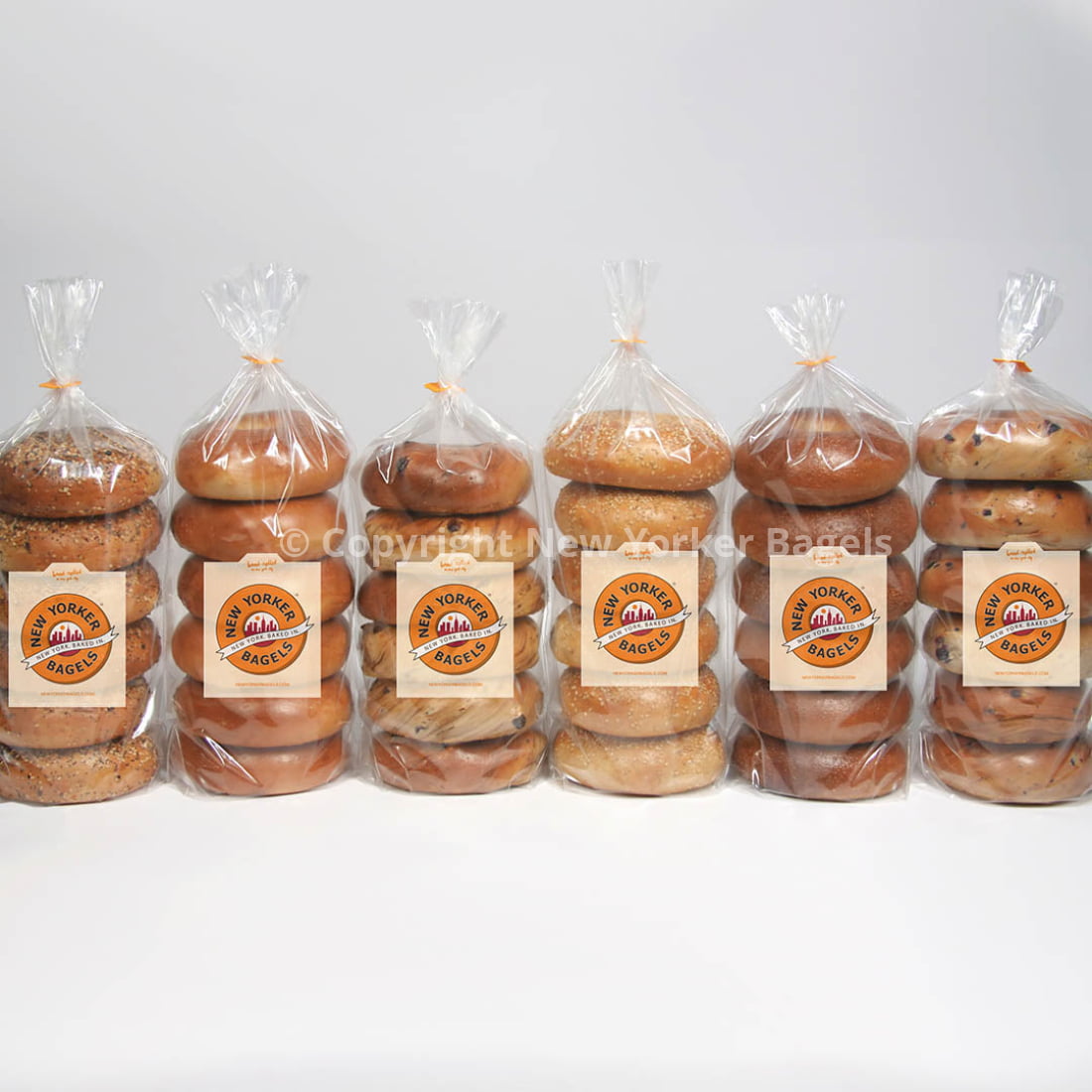 6 flavors of ny bagels