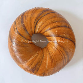halloween pumpkin bagels